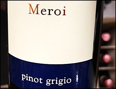 2020 Meroi Pinot Grigio