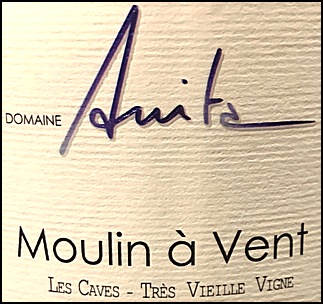 2022 Domaine Anita Moulin-à-Vent Les Caves Tres Vieille Vigne 2022 Domaine Anita Moulin-à-Vent Les Caves Tres Vieille Vigne
