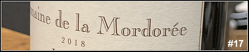 Domaine de la Mordoree Lirac La Dame Rousse (France, Rhône, Southern Rhône, Lirac) 2018