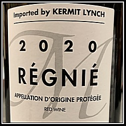 Guy Breton Régnié (France, Burgundy, Beaujolais, Régnié) 2020