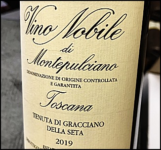 2019 Tenuta di Gracciano della Seta Vino Nobile di Montepulciano 2019 Tenuta di Gracciano della Seta Vino Nobile di Montepulciano