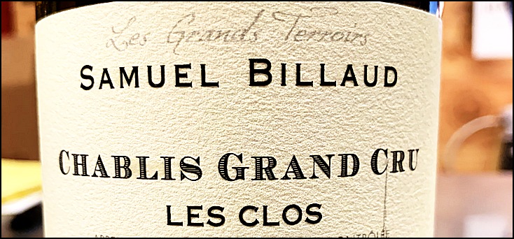 2022 Samuel Billaud Chablis Grand Cru Les Clos 2022 Samuel Billaud Chablis Grand Cru Les Clos