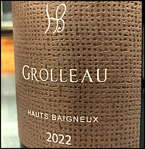 2022 Domaine des Hauts Baigneux Grolleau 2022 Domaine des Hauts Baigneux Grolleau