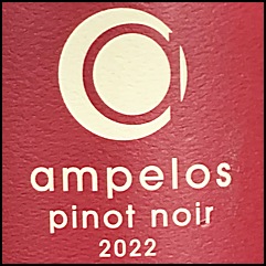 2022 Ampelos Pinot Noir 2022 Ampelos Pinot Noir