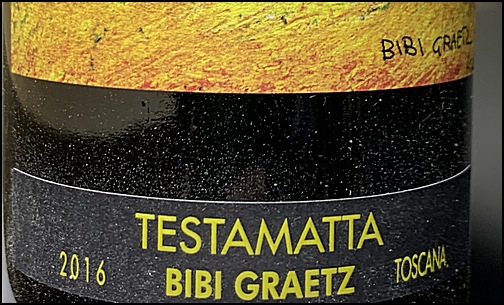 2016 Bibi Graetz Testamatta Toscana IGT 2016 Bibi Graetz Testamatta Toscana IGT