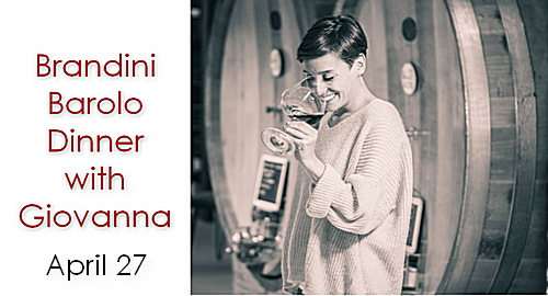 Brandini DInner at Olio April 27